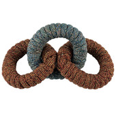 Fetch Your Own Adventure Three-Ring Rope Tug Dog Toy - Front
