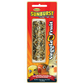 Higgins Sunburst Veggie Fruit Cockatiel Parakeet & Lovebird Gourmet Treat Sticks - Front