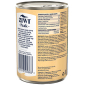 ZIWI Peak Chicken Recipe Canned Dog Food - Back