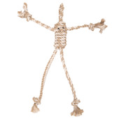 HuggleHounds Maple Moose X-Brace Durable Plush Dog Toy - Inside/Rope