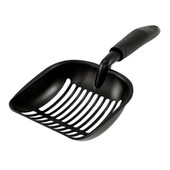 Spiffy Paw Metal Litter Scoop - Side/ Front