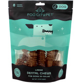 Fog City Pet Dental Dog Chew Treats - Front, Large 8ct