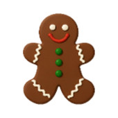 Pawsitively Gourmet Holiday Giant Gingerbread Man Cookie Dog Treat