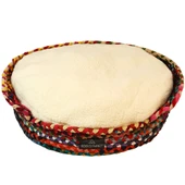 Fog City Pet Braided Basket Pet Bed - Front