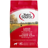NutriSource Large Breed Beef & Rice Recipe w/ Wholesome Grains Dry Dog Food - Front