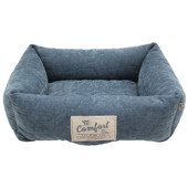 Happy Tails Comfort Driftwood Quilted Cuddler Dog Bed - Front