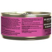RAWZ 96% Rabbit & Pumpkin Pâté Canned Cat Food - Back