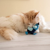 Fog City Pet Puddles the Duck Plush Catnip Cat Toy - Lifestyle