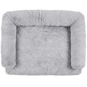 Friends Forever Gray Couch Dog Bed - Top
