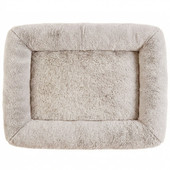 Friends Forever Tan Bolster Napper Dog Bed - Top