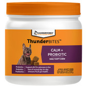 ThunderBites Calm + Probiotic Daily Soft Chew Dog Supplement - Front