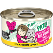 Weruva BFF Play Paté! Chicken, Duck & Turkey Take a Chance Dinner in a Hydrating Purée Canned Cat Food - Front