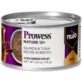 Nulo Prowess Mature 12+ Salmon & Tuna Paté Recipe in Broth Senior Canned Cat Food - Front