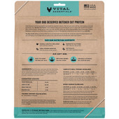 Vital Essentials Beef & Salmon Entrée & Mixer Soft Nibs Freeze-Dried Raw Dog Food - Back