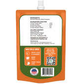 Green Coast Pet Pawnut Butter Pupkin Recipe Lickable Dog Treat - Back