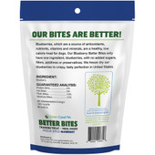Green Coast Pet Better Bites Freeze Dried Blueberry Dog Meal Mixer & Training Treats - Back