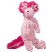 HuggleHounds Kiki Axolotl X-Brace Durable Plush Dog Toy - Side