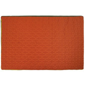 Fetch Your Own Adventure Orange & Olive Green Hide Away Dog Mat - Top