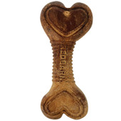 Redbarn Dur-A-Bulls Hickory BBQ Flavor Bone Dog Chew Treat - Front/ Treat