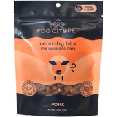 Fog City Pet Crunchy Bits Pork Freeze-Dried Dog & Cat Treats - Front, 3 oz