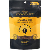 Fog City Pet Crunchy Bits Turkey Freeze-Dried Dog & Cat Treats - Front, 1 oz