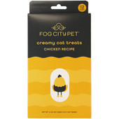 Fog City Pet Chicken Recipe Lickable Creamy Cat Treats - Front, 12 pk