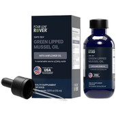 Four Leaf Rover Safe-Sea Green Lipped Mussel Oil w/ Ahiflower Oil Dog Supplement - Front