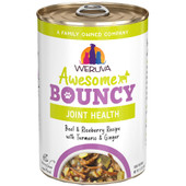 Weruva Awesome Bouncy Joint Health Beef & Riceberry Recipe w/ Turmeric & Ginger Canned Dog Food - Front
