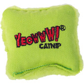 Yeowww! Green Pillow Catnip Filled Cat Toy - Front