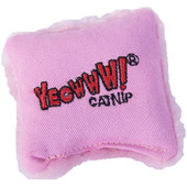 Yeowww! Pink Pillow Catnip Filled Cat Toy - Front