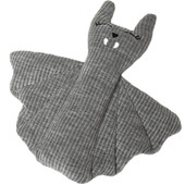 Fetch Your Own Adventure Flat Bat Crinkle Plush Dog Toy - Side