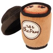 Play Pup Cup Café Doggo's Java Plush Dog Toy - Front
