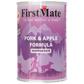 FirstMate Limited Ingredient Pork & Apple Formula Whipped Paté Canned Dog Food - Front