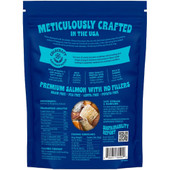 Finfare Sashimi Grade Salmon Skin Bites Cold Smoked & Freeze-Dried Dog Treats - Back