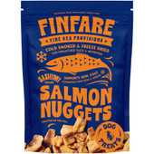 Finfare Sashimi Grade Salmon Nuggets Cold Smoked & Freeze-Dried Dog Treats - Front