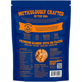 Finfare Sashimi Grade Salmon Nuggets Cold Smoked & Freeze-Dried Dog Treats - Back
