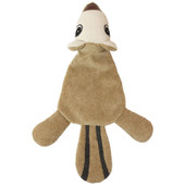 Fetch Your Own Adventure Floppy Squirrel Crinkle Plush Dog Toy - Front