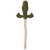 Fog City Pet Knotty Crocodile Rope Plush Dog Toy - Front