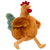 Fluff & Tuff Chandler Chicken Plush Dog Toy - Front