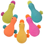 Multipet Duckworth Latex Dog Toy, Assorted Colors - Front
