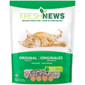 Fresh News Unscented Recycled Paper Original Pellets Cat Litter - Front