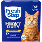 Fresh Step Heavy Duty Odor Block Febreze Freshness Multi-Cat Clumping Cat Litter - Front