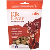 O.t.i.s. Elk Liver Freeze-Dried Raw Dog Treats - Front