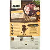 ACANA Butcher's Favorites Free-Run Poultry & Liver Recipe Adult Dry Dog Food - Back