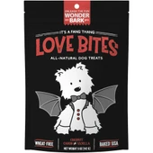 Wonder Bark It's A Fang Thang Love Bites Coconut, Carob & Vanilla Baked Dog Treats - Front