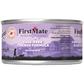 FirstMate Simple & Complete Cage-Free Chicken Formula Whipped Pate Canned Cat Food - Front, 5.5 oz