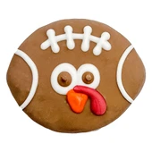 Bosco & Roxy's Fall Turkey Bowl Cookie Dog Treat - Front