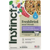 Instinct FreshDried Meal Blends Grass-Fed Beef & Orchard Blend Recipe Freeze-Dried Adult Dog Food - Front