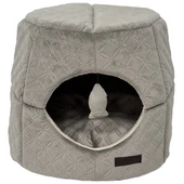 Pure Comfort Gray Cube Cat Bed - Front
