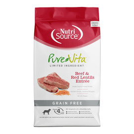 PureVita Beef & Red Lentils Grain Free Entree Dry Dog Food